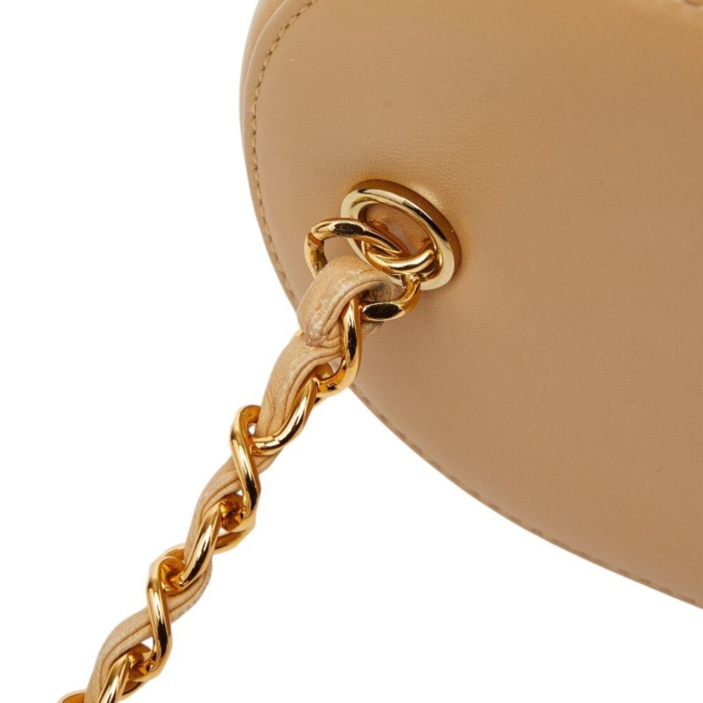 Chanel Coco Mark Chain Shoulder Bag, Basket Brown, Beige, Rattan, Leather, Wo... - Picture 6 of 12